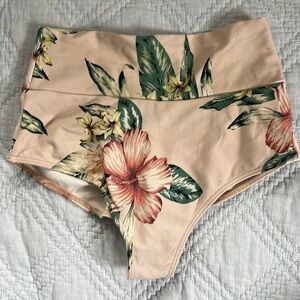 Tommi Floral High Rise Bikini Bottom
